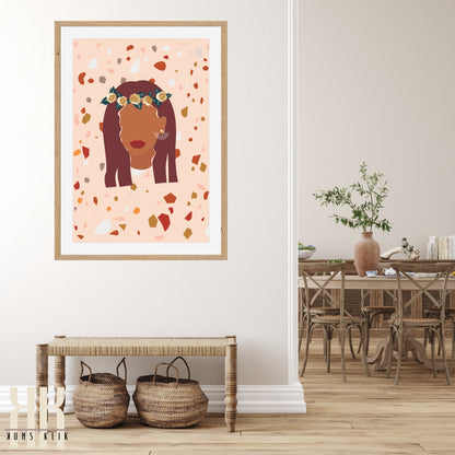 Boho Female Power Wall Art Print - 11