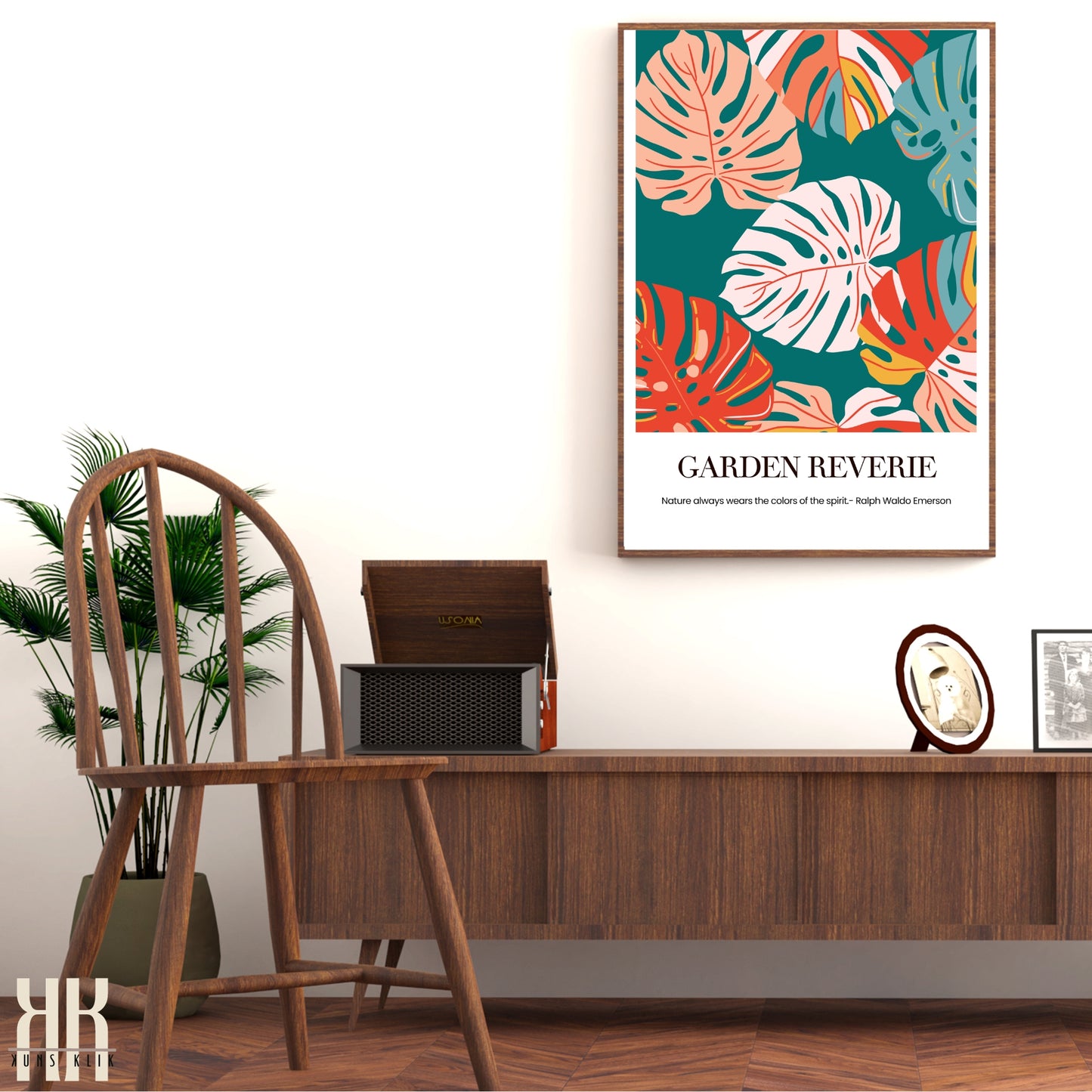 Colourful Contemporary Wall Art Poster - 15