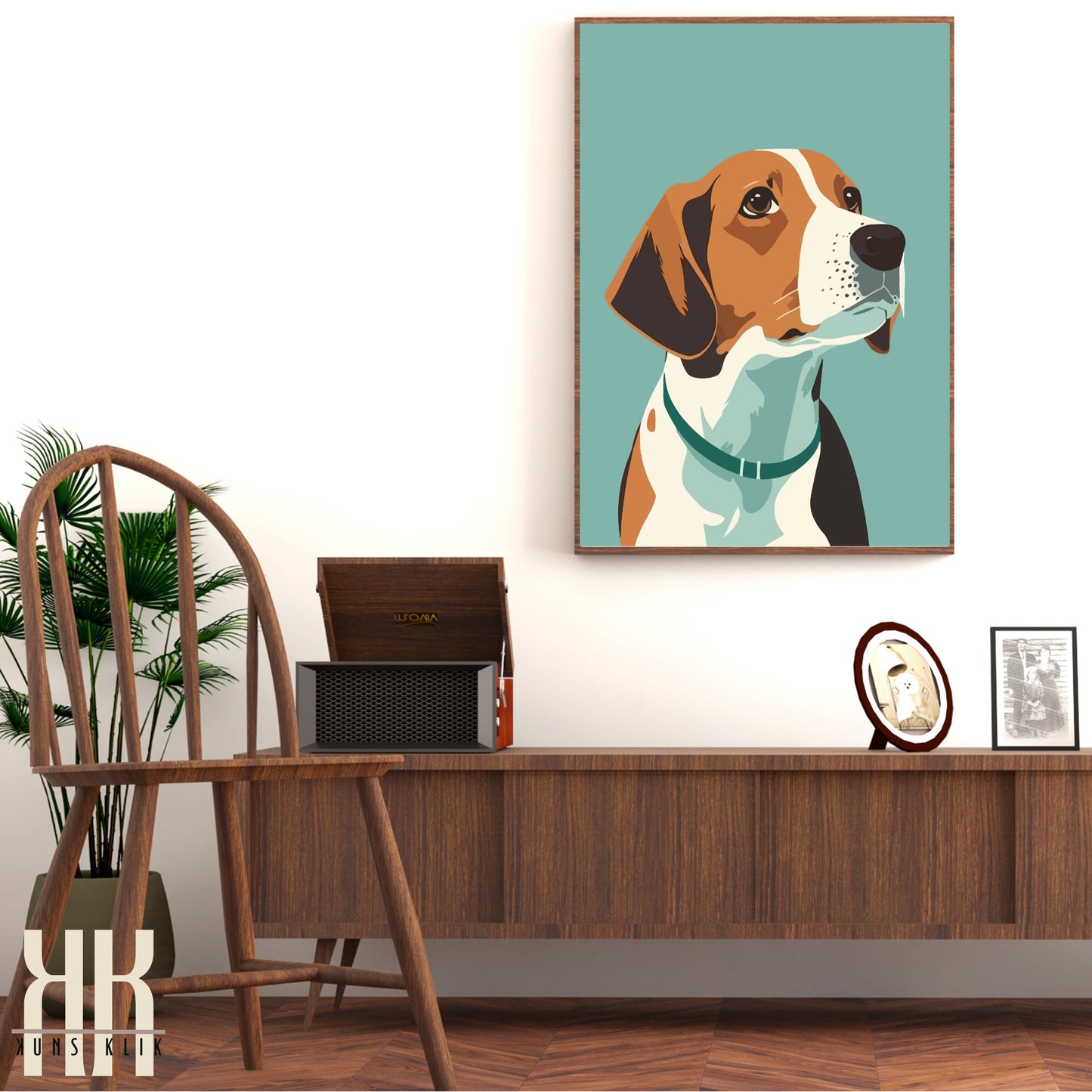 Modern Minimalist Dog Wall Art -8