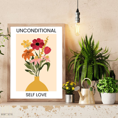 Flower Motivation Flower Pattern Art Print - 4