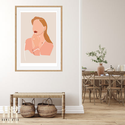 Boho Female Power Wall Art Print - 4