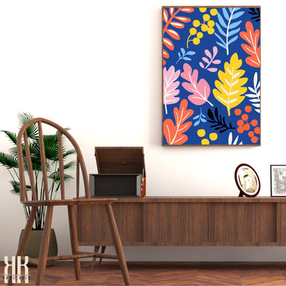 Colourful Contemporary Wall Art Poster - 14