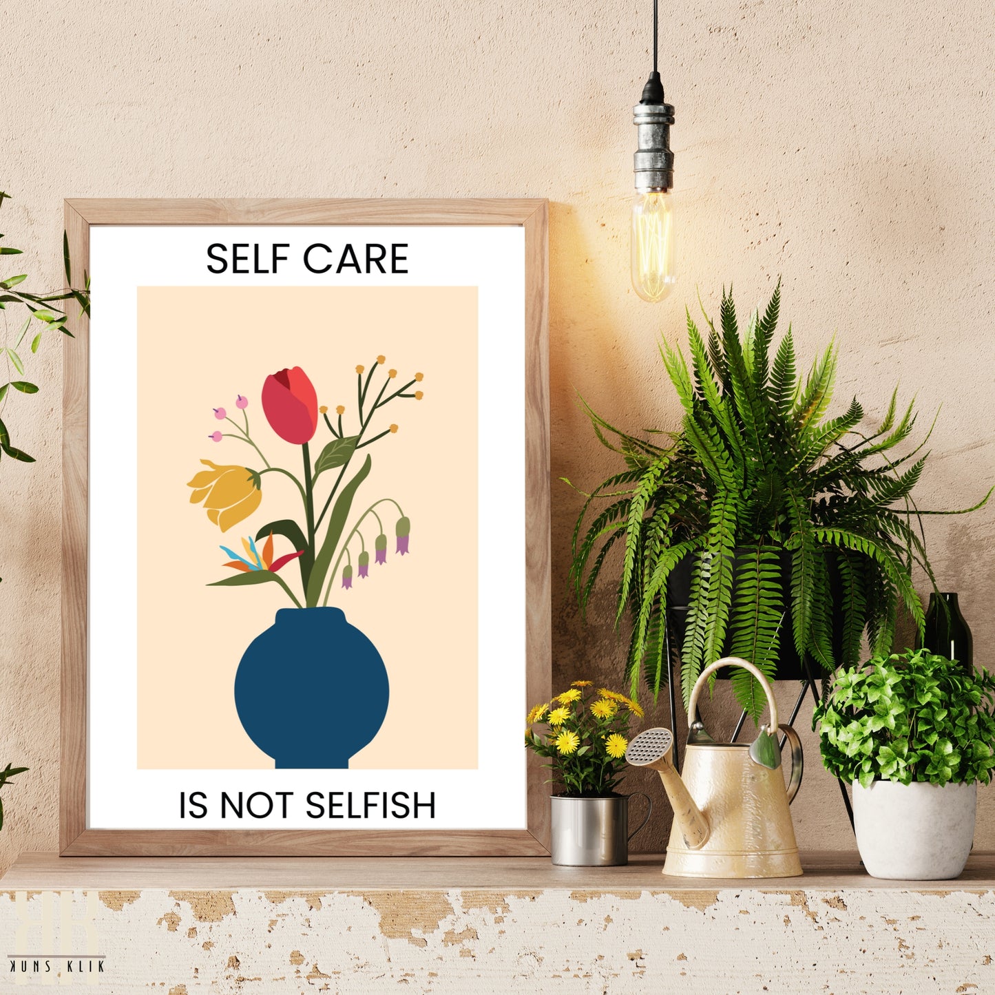 Flower Motivation Flower Pattern Art Print - 6
