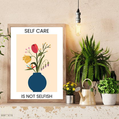 Flower Motivation Flower Pattern Art Print - 6