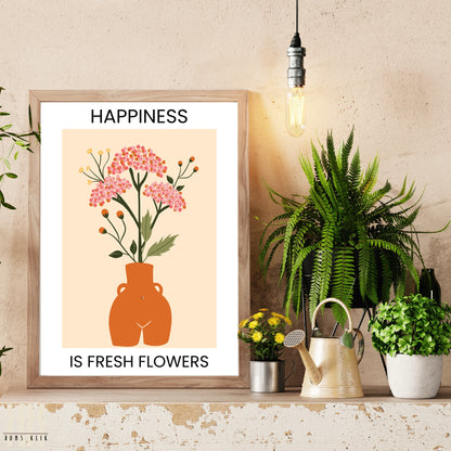 Flower Motivation Flower Pattern Art Print - 2