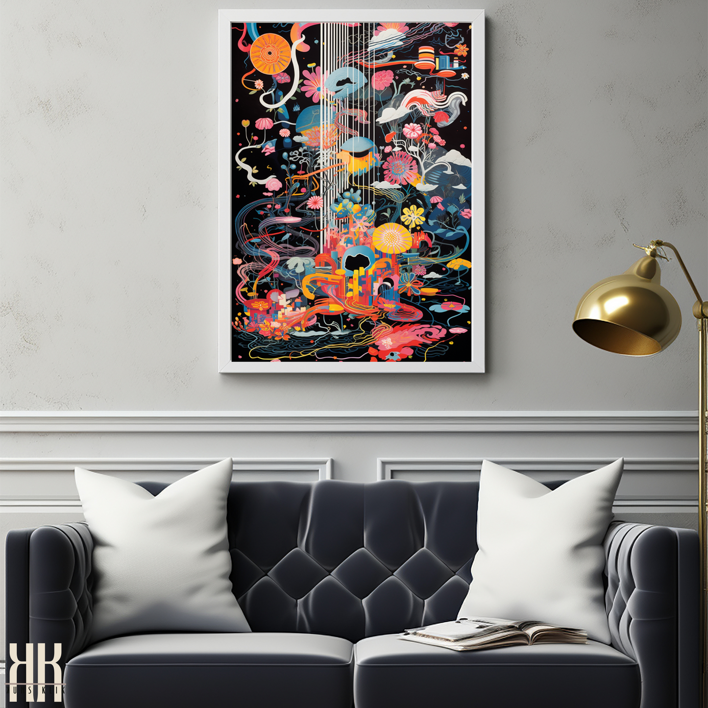 Eccentric Trippy Universe Wall Art