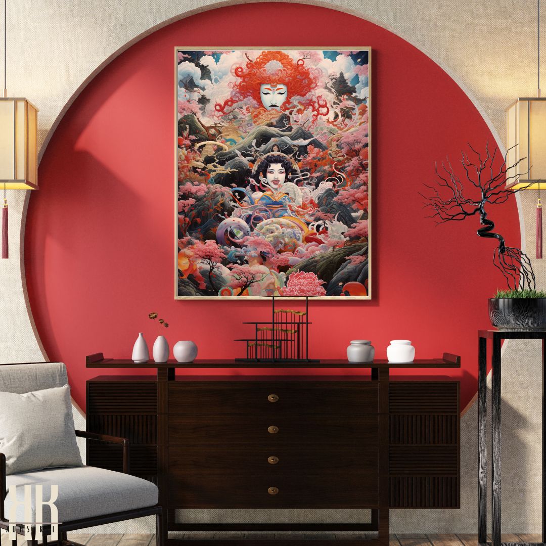 Japanese Folk Lore Wall Art