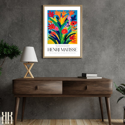 Matisse Style Inspired Modern Art Poster - 18