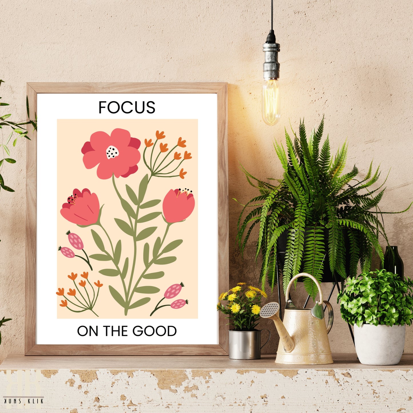 Flower Motivation Flower Pattern Art Print - 3