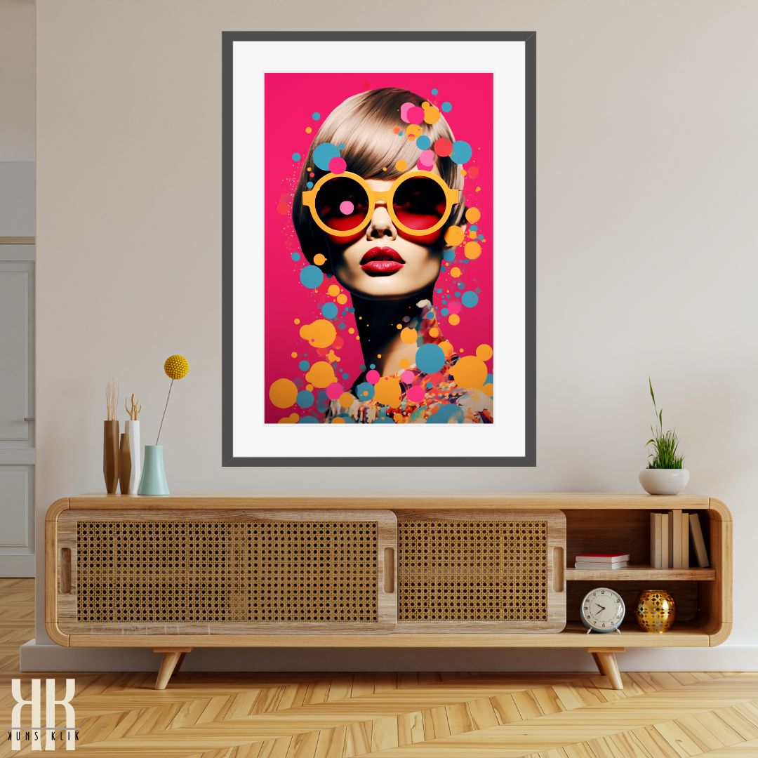 Stylish Pop Art Fashion Print