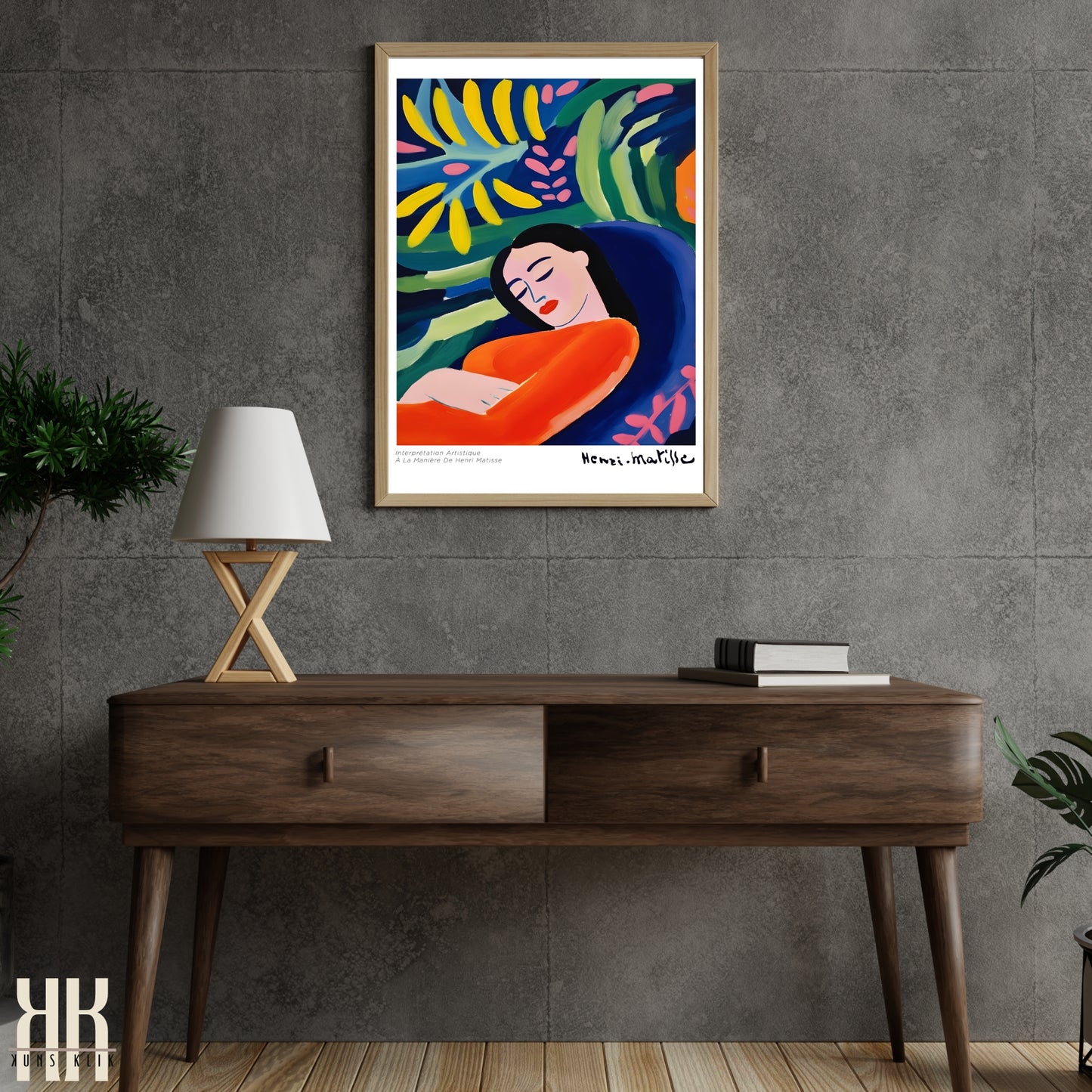 Matisse Style Inspired Modern Art Poster - 10