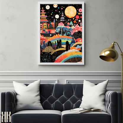 Trippy Surreal Dreamscape Wall Art Print