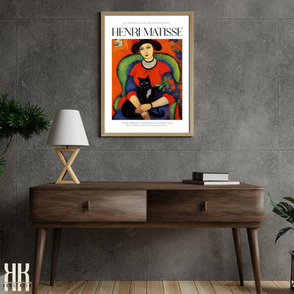 Matisse Style Inspired Modern Art Poster - 2