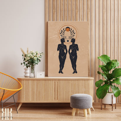 Astro Celestial Feminine Prints - 9