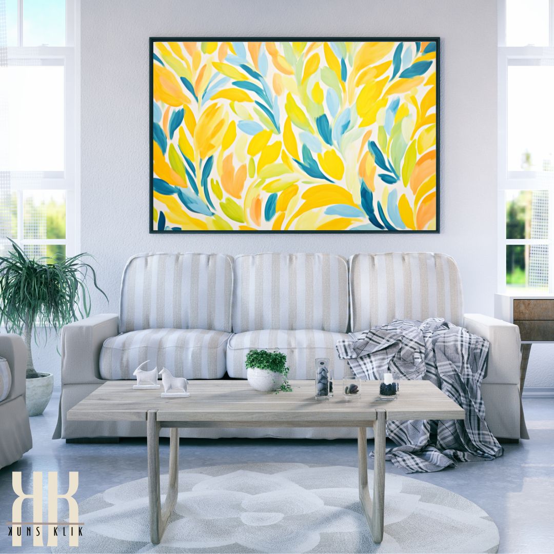 Bright Summer Botanical Wall Art