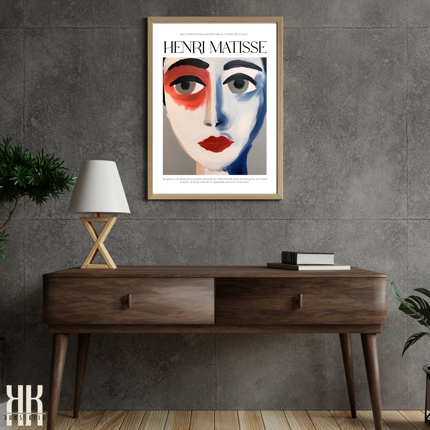 Matisse Style Inspired Modern Art Poster - 1