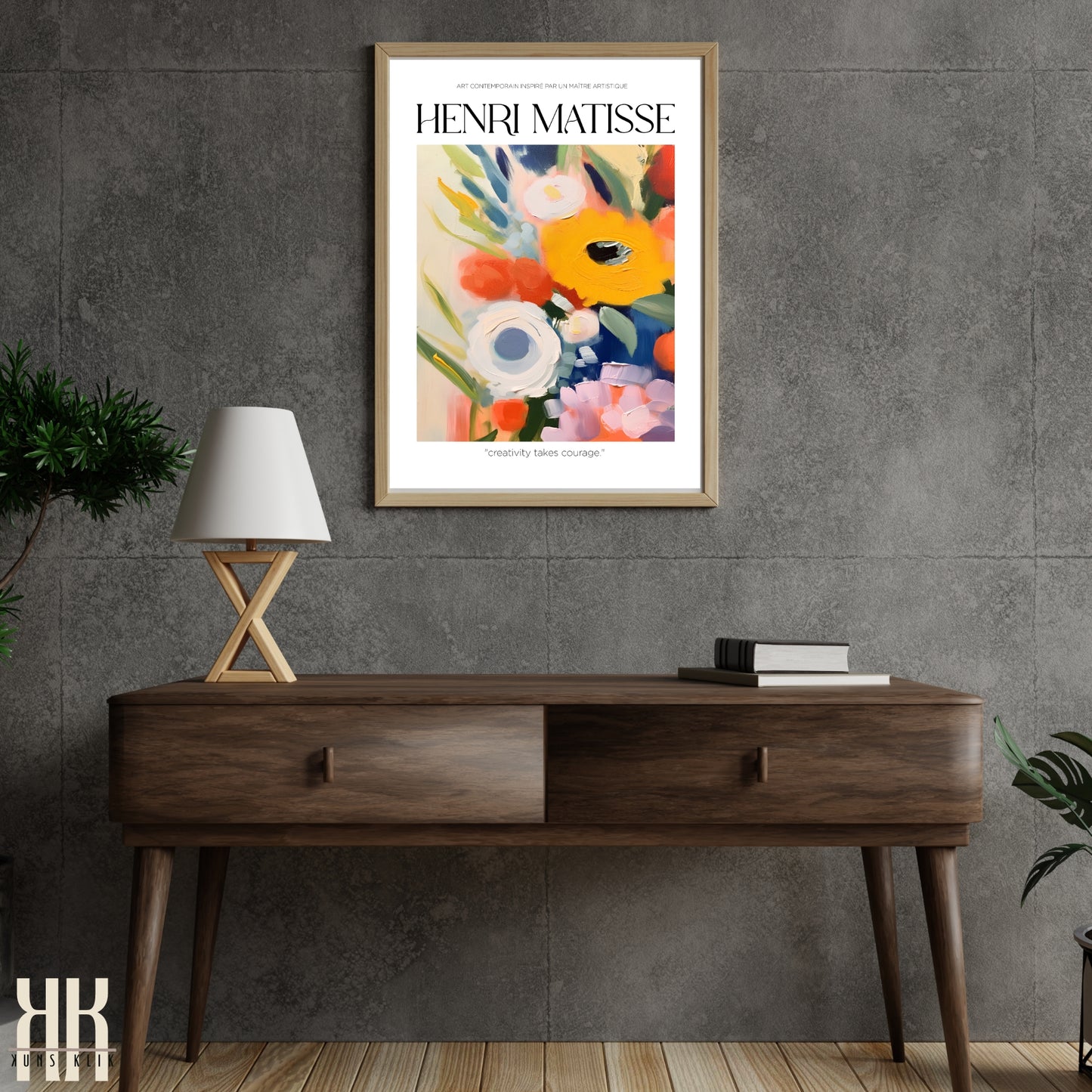 Matisse Style Inspired Modern Art Poster - 3