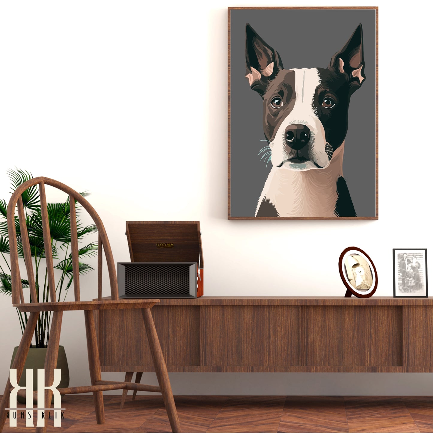 Modern Minimalist Dog Wall Art - 5