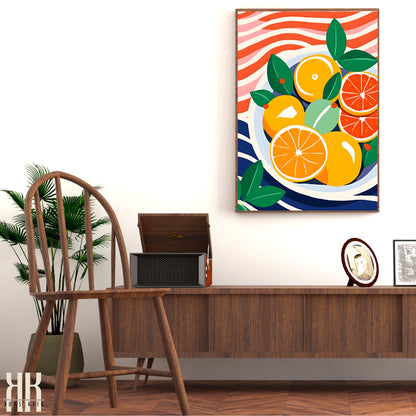 Colourful Contemporary Wall Art Poster - 25