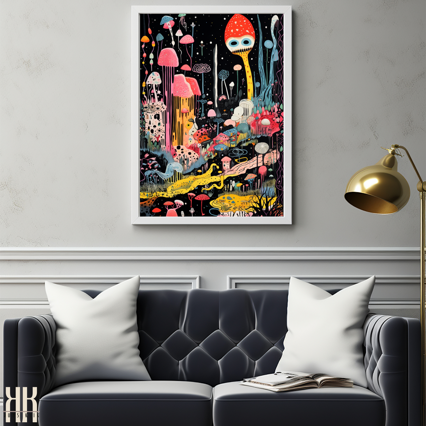 Vivid Trippy Dream Art Print