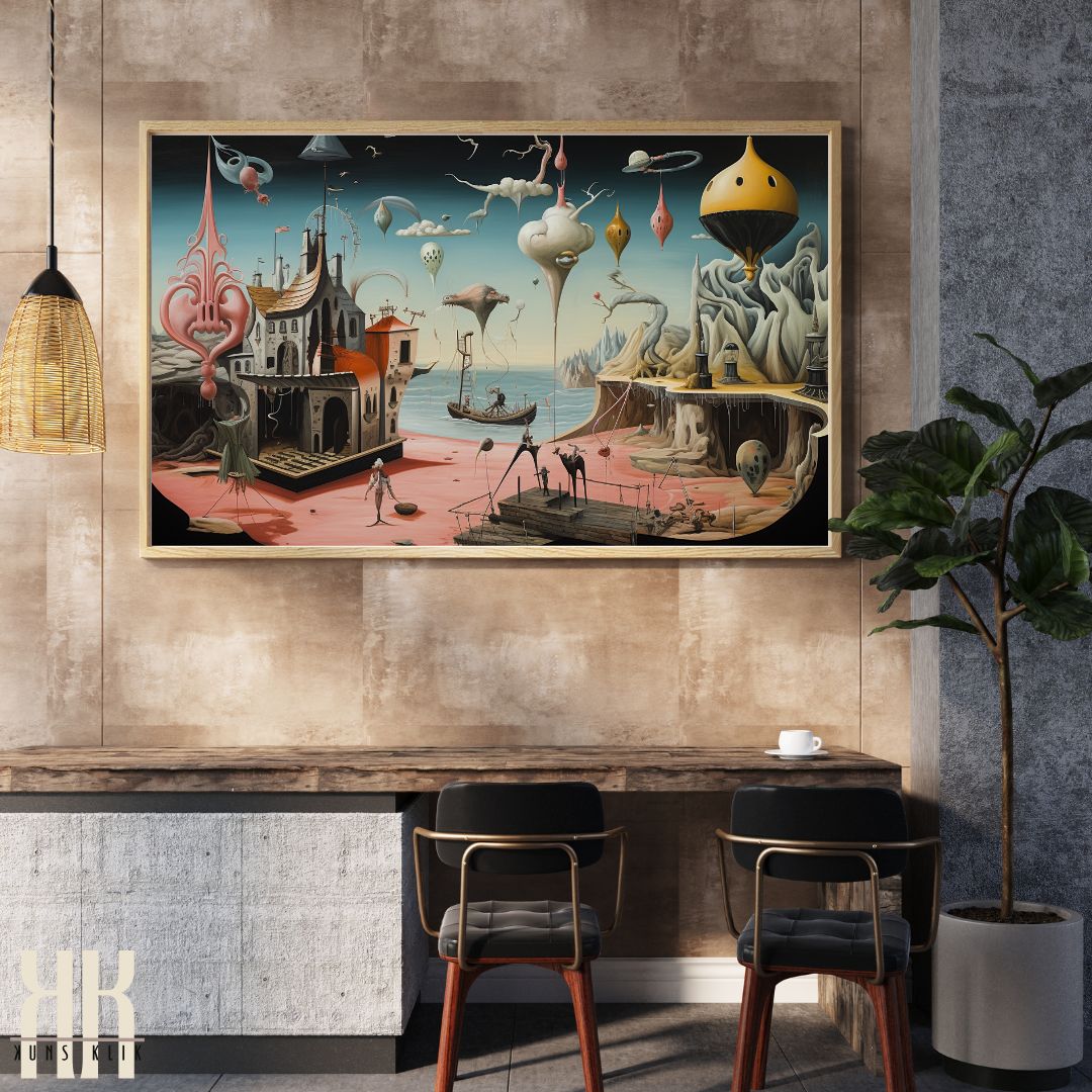 Dali Weird Surrealism Wall Art Print