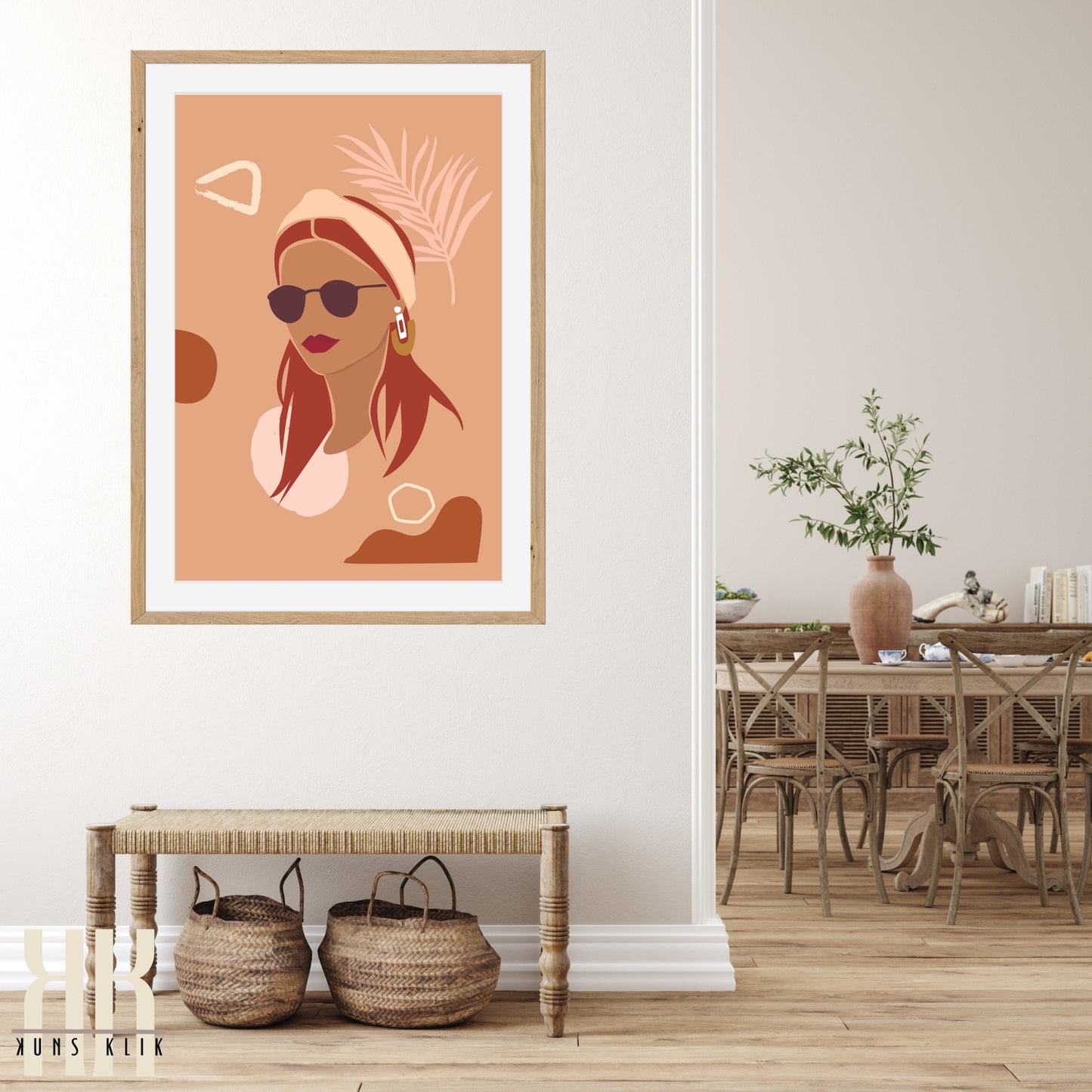 Boho Female Power Wall Art Print - 8