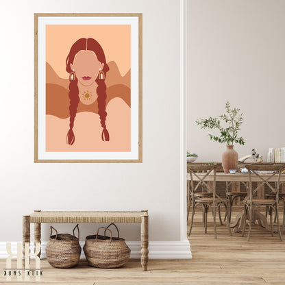 Boho Female Power Wall Art Print - 10