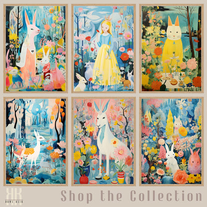 Storybook Folk Art Style Canvas -6