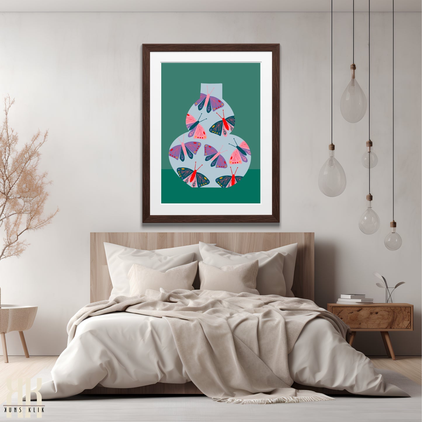 Colourful Contemporary Wall Art Poster - 17