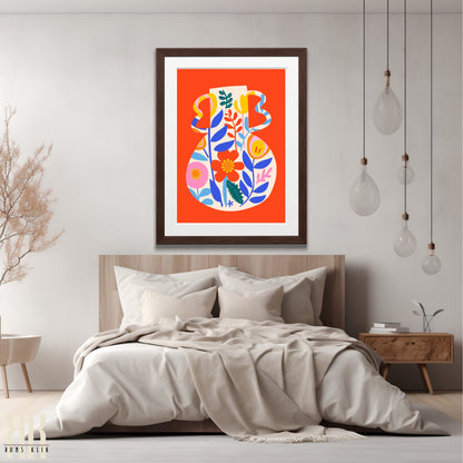 Colourful Contemporary Wall Art Poster - 19