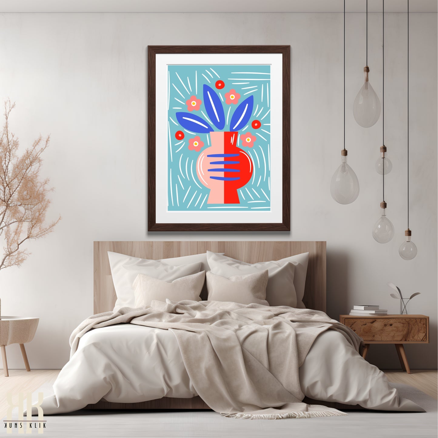 Colourful Contemporary Wall Art Poster - 13