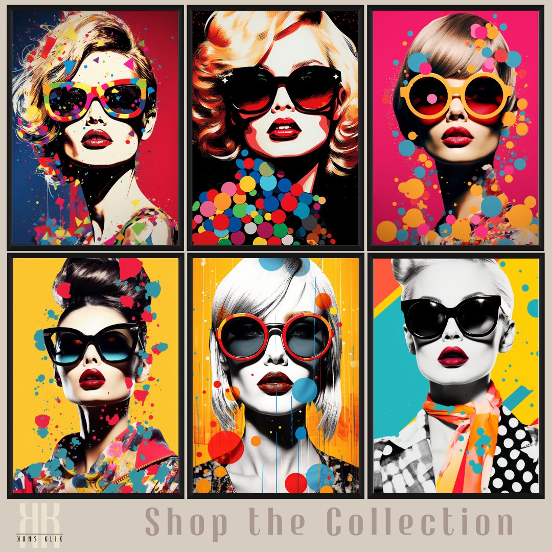 Stylish Pop Art Fashion Print