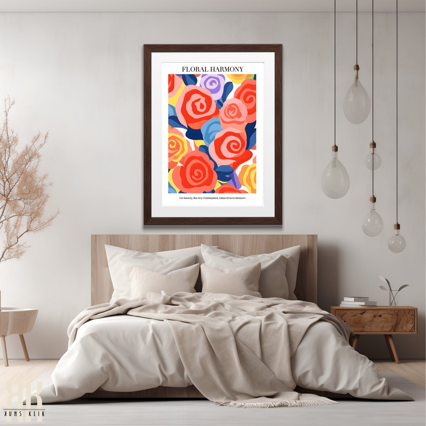 Colourful Contemporary Wall Art Poster - 35