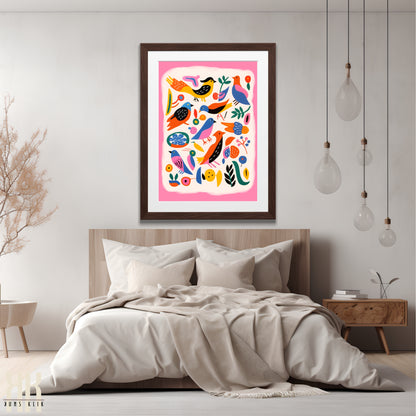 Colourful Contemporary Wall Art Poster - 31