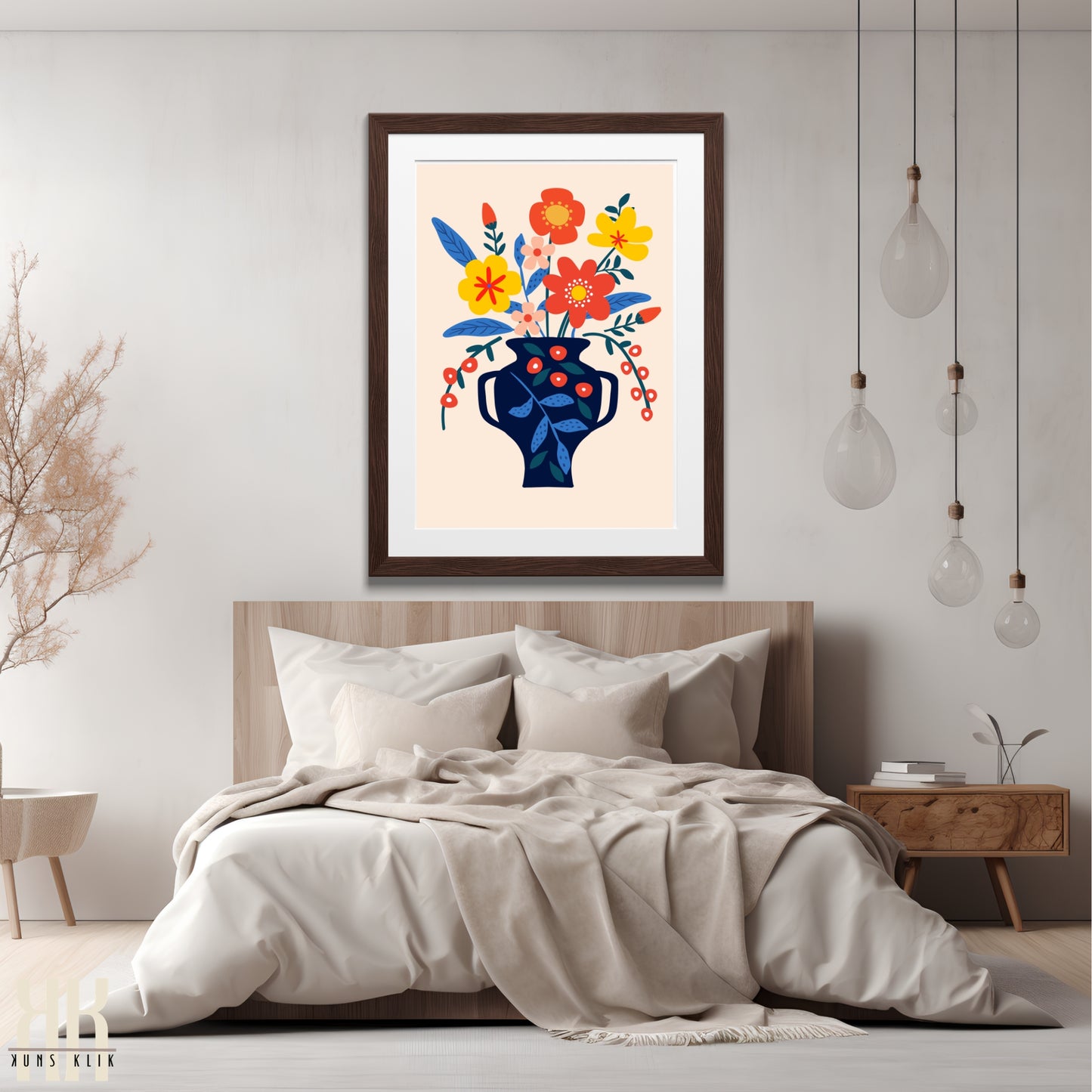 Colourful Contemporary Wall Art Poster - 40