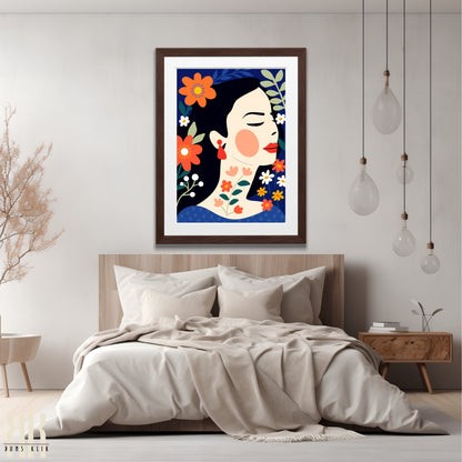 Colourful Contemporary Wall Art Poster - 9