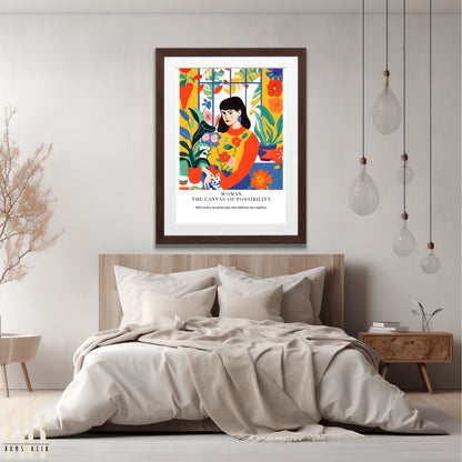 Colourful Contemporary Wall Art Poster - 43