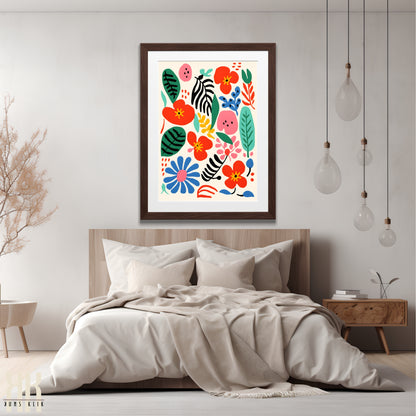 Colourful Contemporary Wall Art Poster - 32