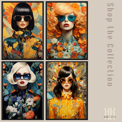 Maximalist Bold Colourful Wall Art