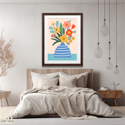 Colourful Contemporary Wall Art Poster - 4