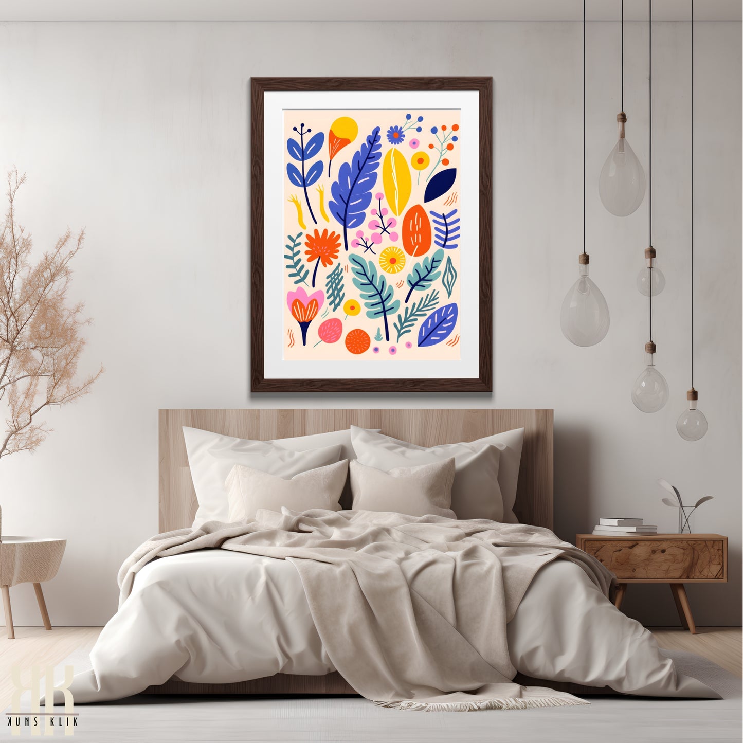 Colourful Contemporary Wall Art Poster - 28