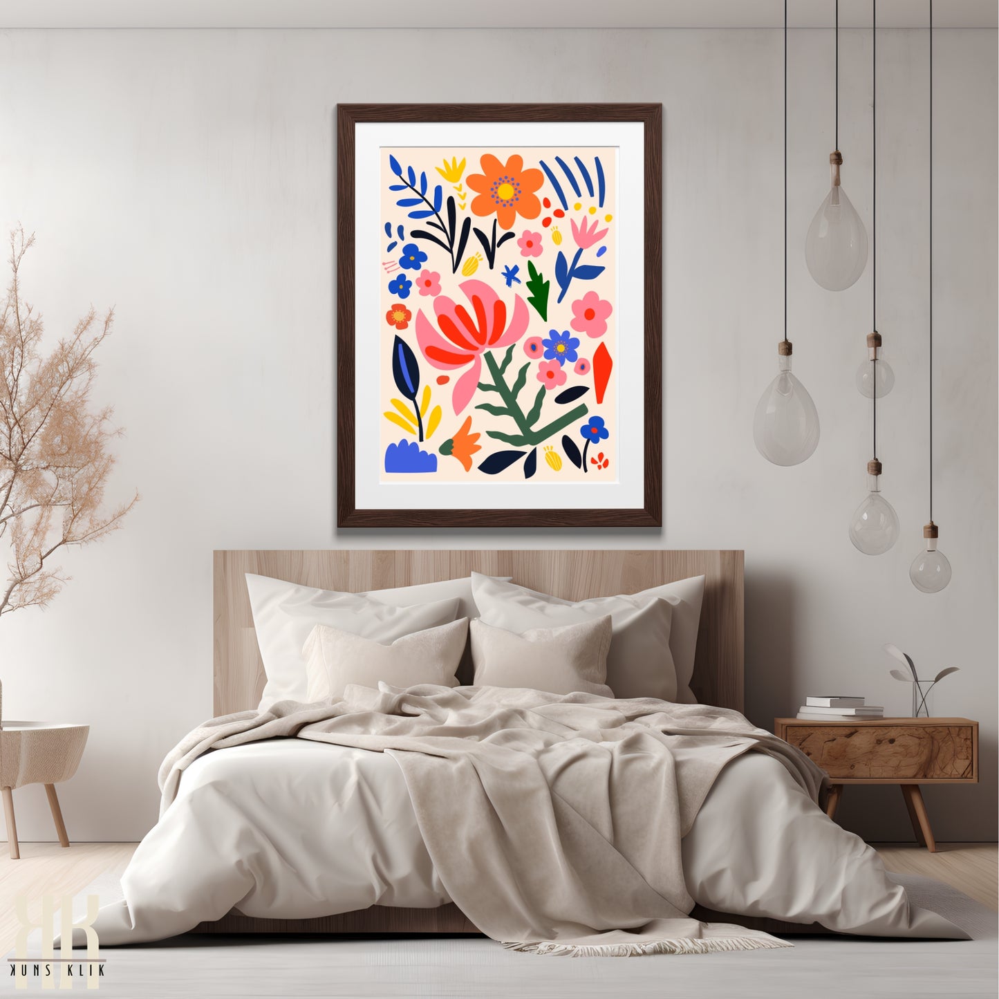 Colourful Contemporary Wall Art Poster - 16