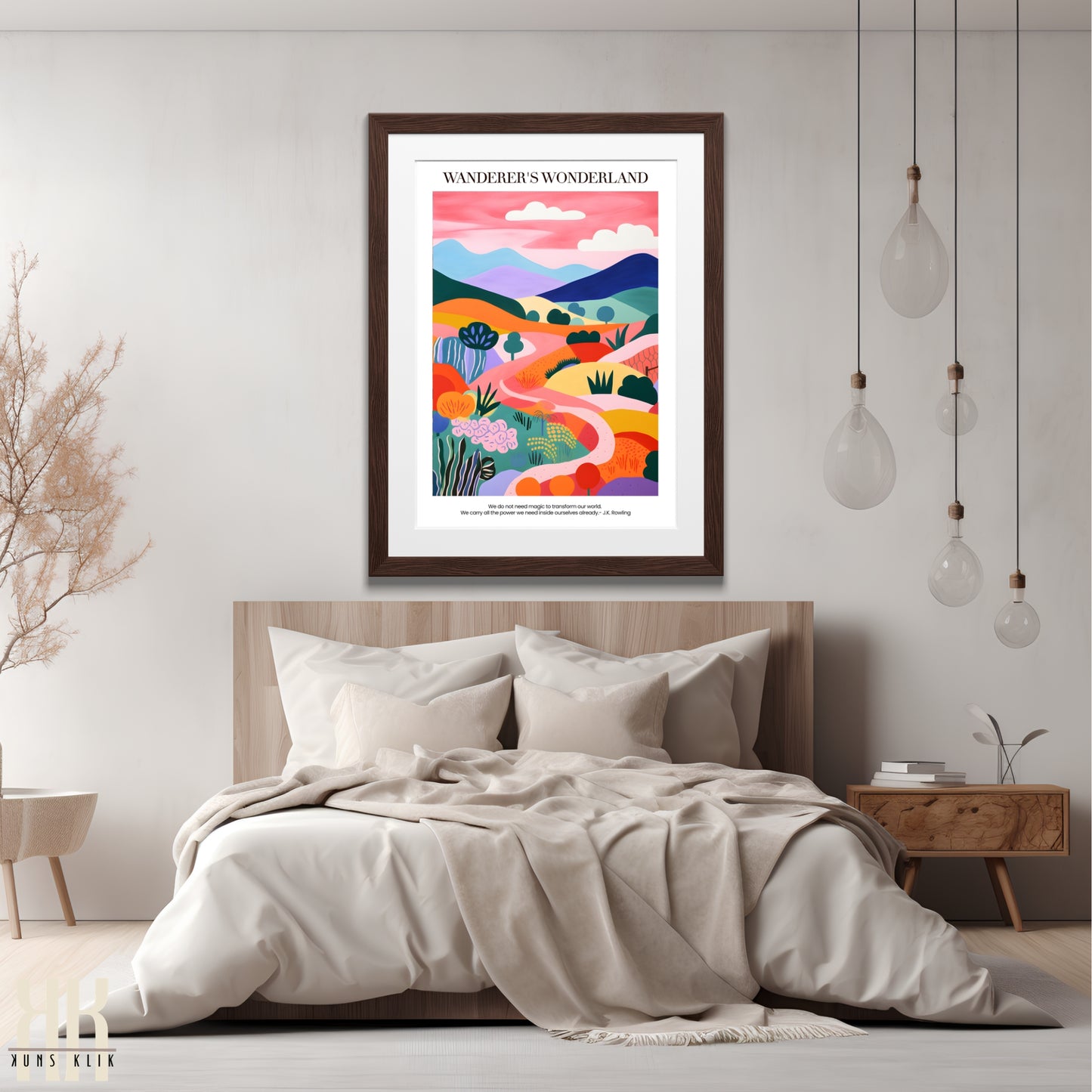 Colourful Contemporary Wall Art Poster - 29