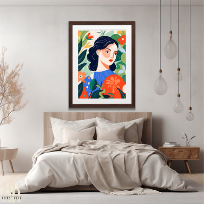 Colourful Contemporary Wall Art Poster - 42