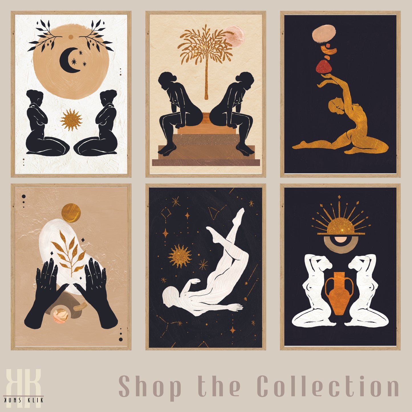 Astro Celestial Feminine Prints - 9