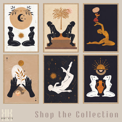 Astro Celestial Feminine Prints - 9