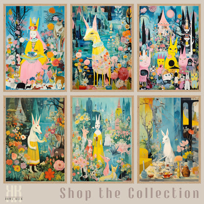 Storybook Folk Art Style Canvas -3