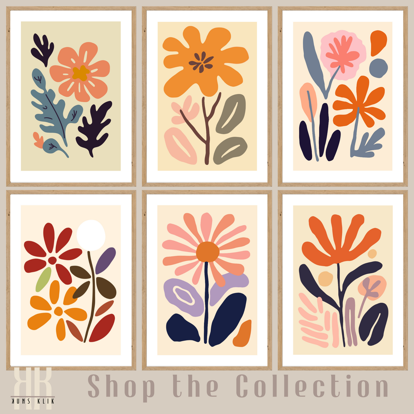 Flat Design Botanical Modern Wall Art - 15