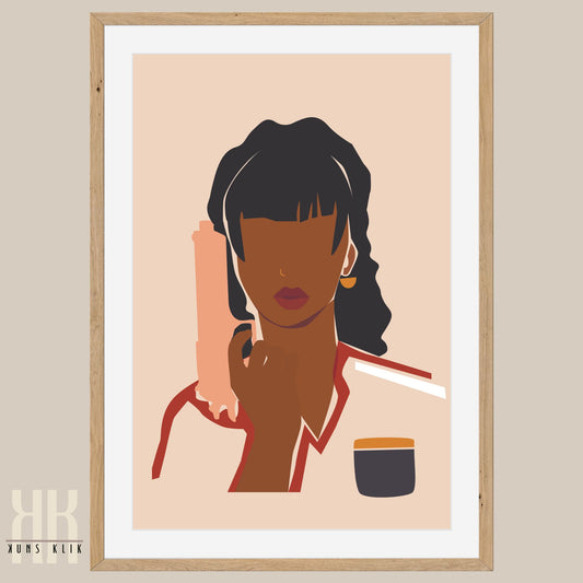 Boho Female Power Wall Art Print - 1