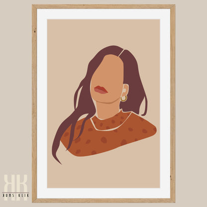 Boho Female Power Wall Art Print - 3